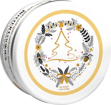 Christmas Butter Cookies, 340g Box