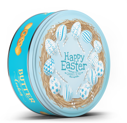Easter Butter Cookies, 340g Box