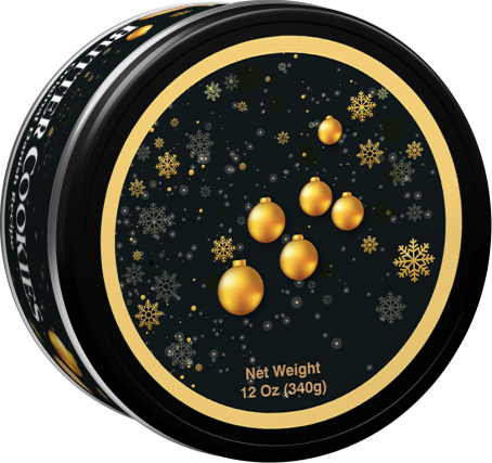 Christmas Butter Cookies, 340g Box