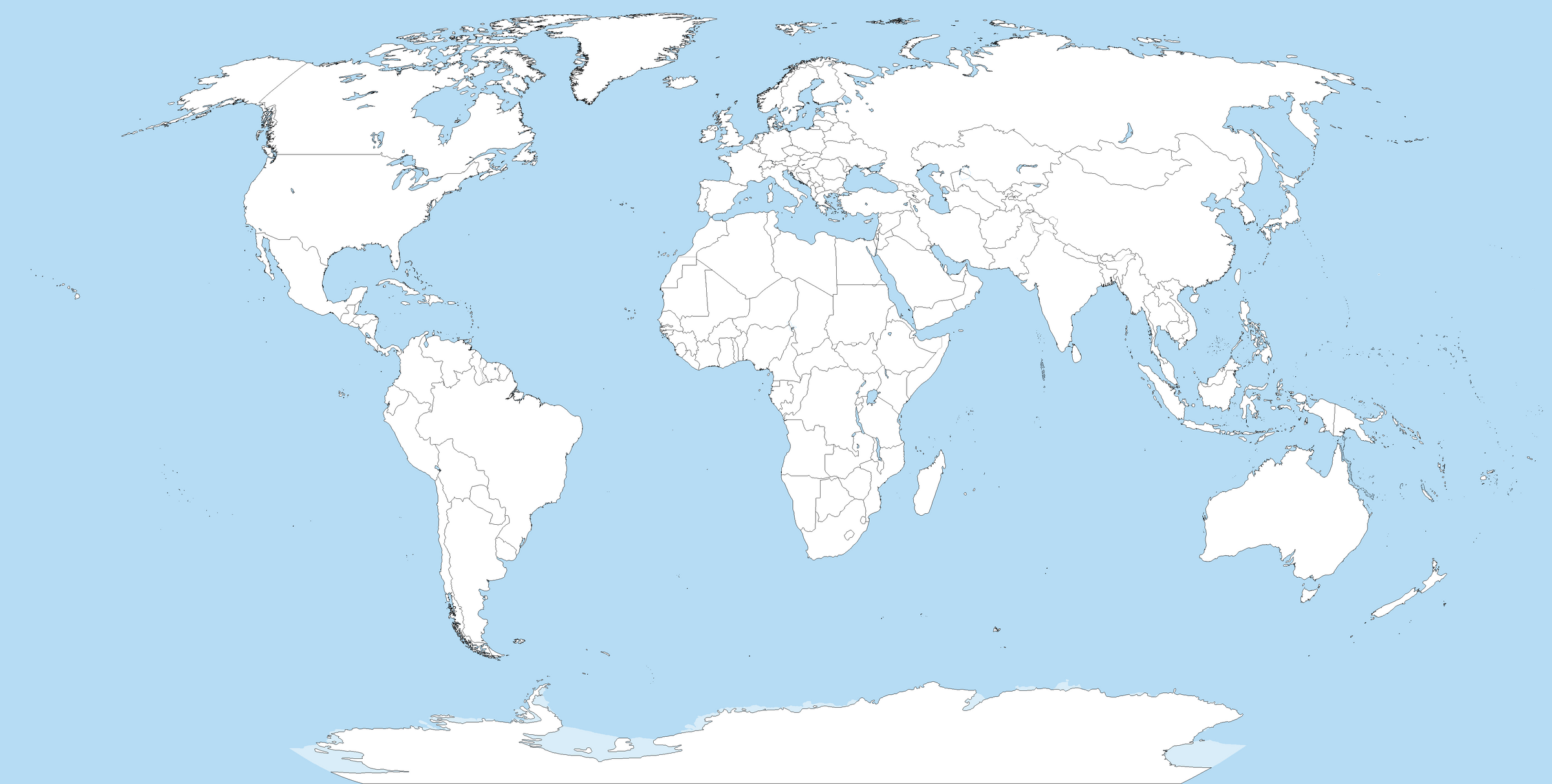 Global reach map