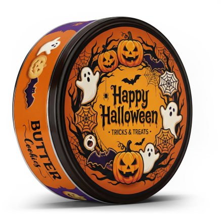 Halloween Butter Cookies, 340g Box