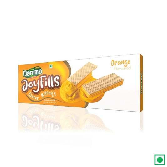 Joyfills Wafer Biscuit Orange Flavor, 60g Box