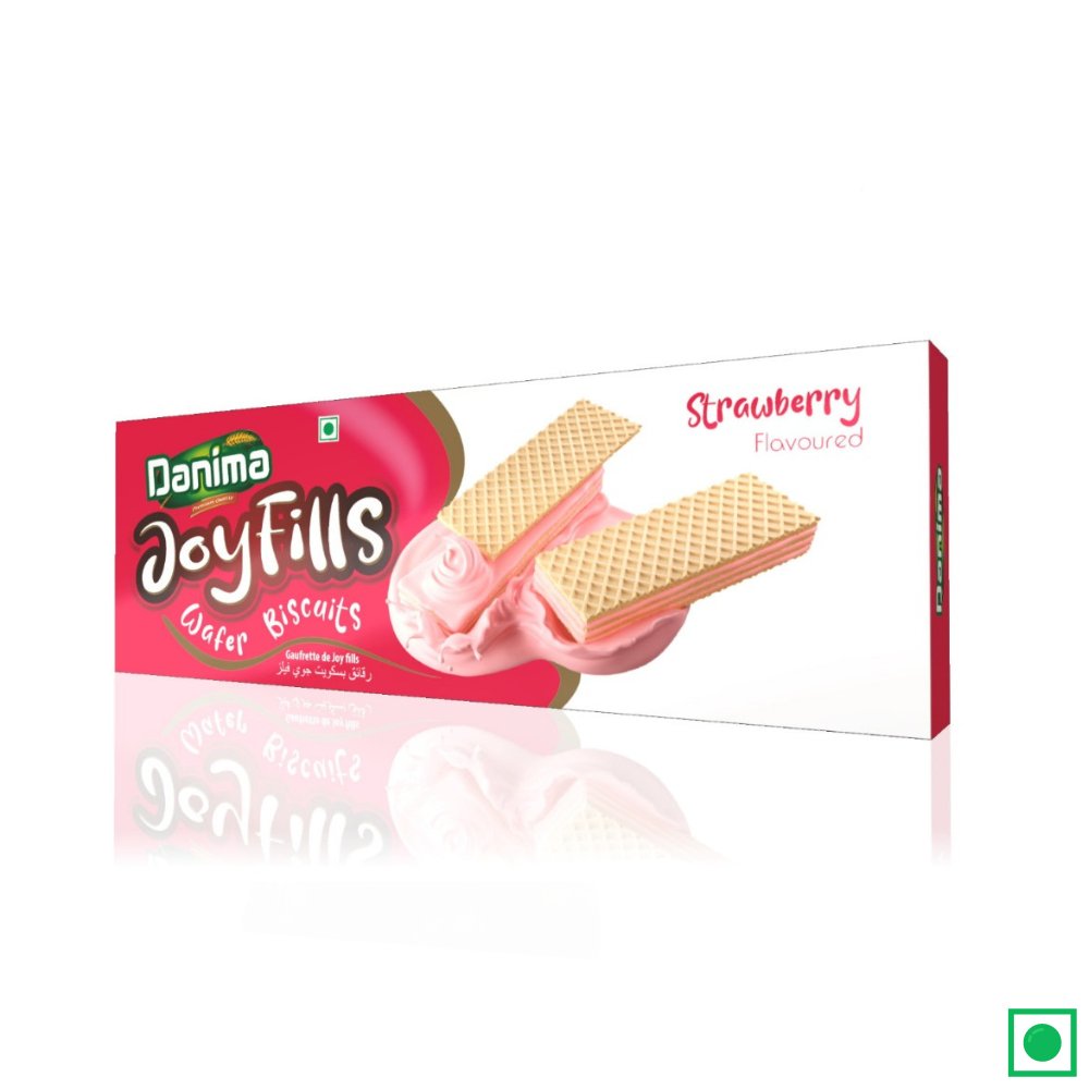 Joyfills Wafer Biscuits Strawberry Flavor, 60g box