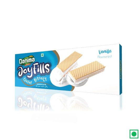 Joyfills Wafer Biscuits Vanilla Flavour, 60g Box